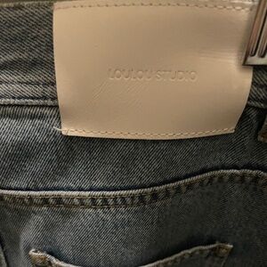 LouLou Studio Denim Maxi Skirt